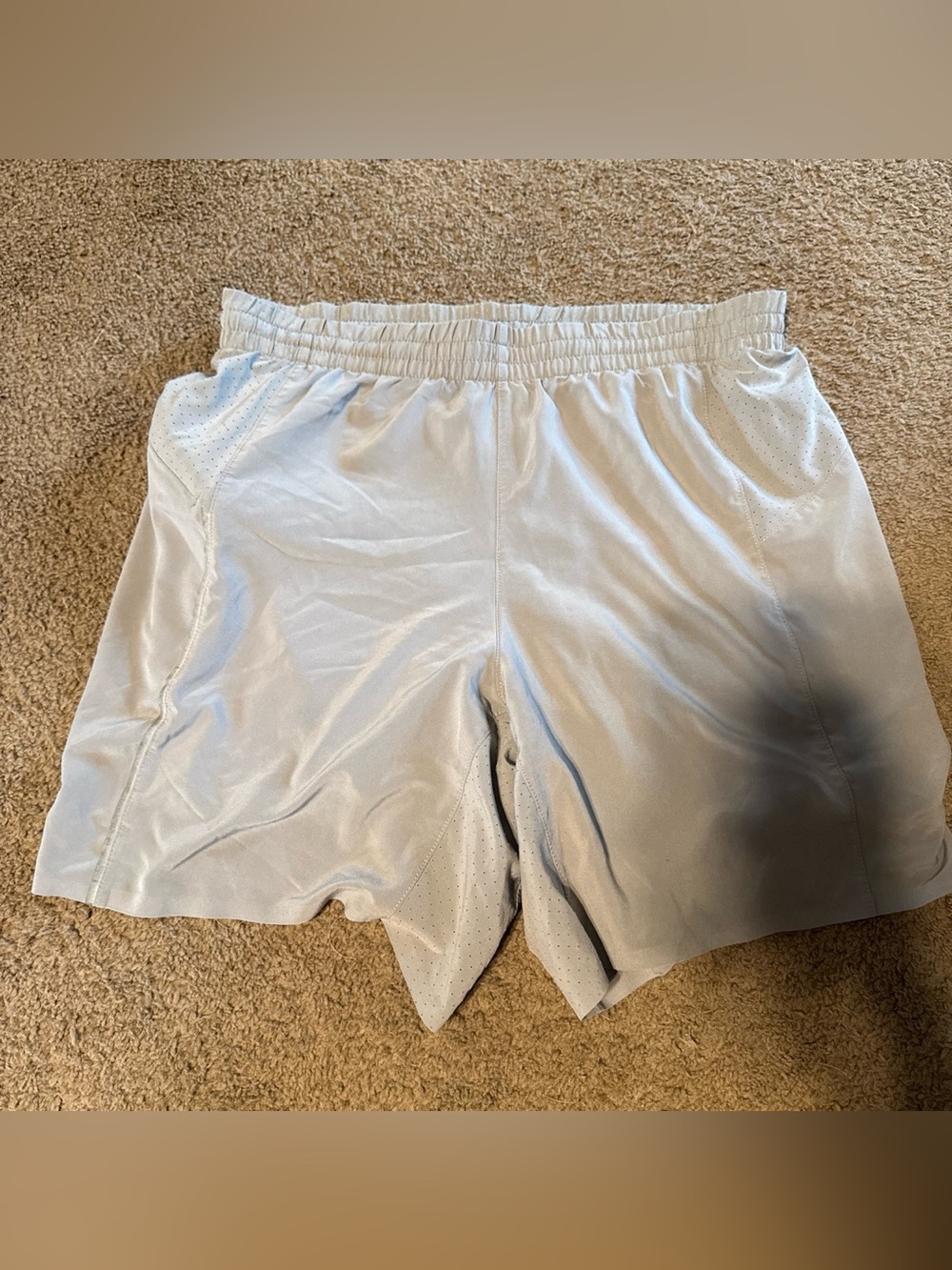 Men's Athletic Performance Shorts - White